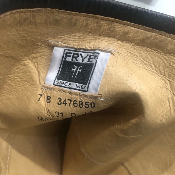 Frye Women’s Black Leather Phillip Harness Tall Boots Sz 7 - Picture 8 of 10